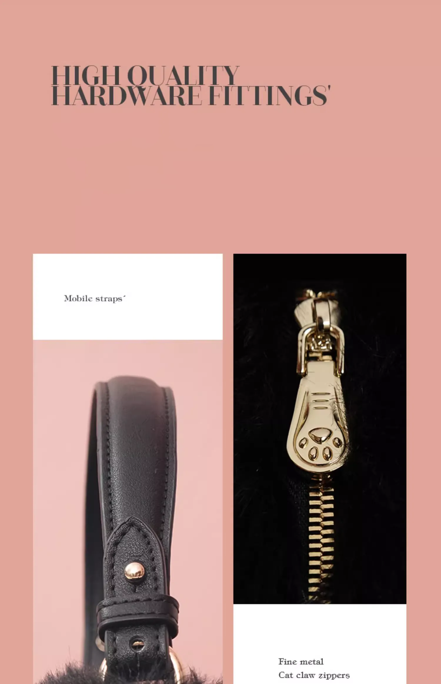 Black and White Cat Purse - Image 6